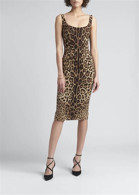 dolce gabbana leopard print dress.